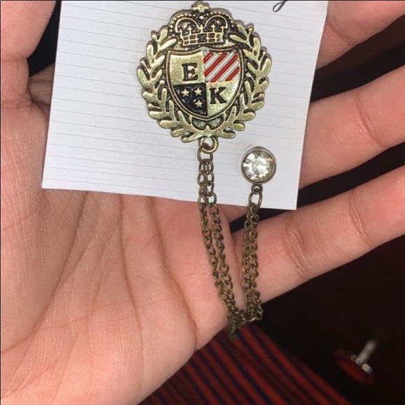 Collar accessories brooch for men - Picture 4 of 7